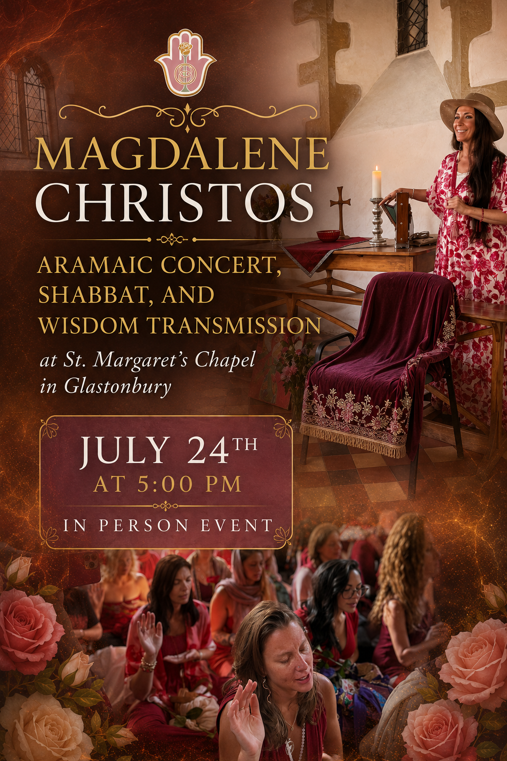 Aramaic Magdalene Christos Concert, Shabbat, and Wisdom Transmission