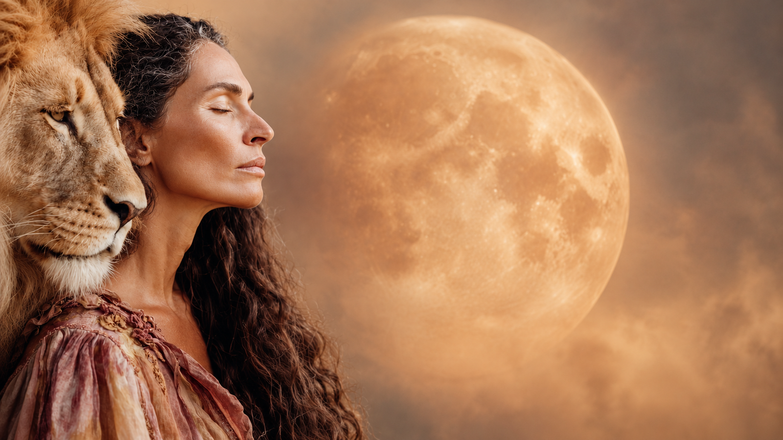 Lion&acute;s Gate Ceremony: The Creating Soul. Magdalene Christos Flame for Sacred Mission.